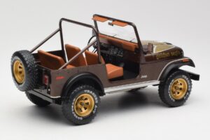 Jeep CJ-7 Golden Eagle Verde MCG 1:18 MCG18109 Metal - imaginea 2 din 6