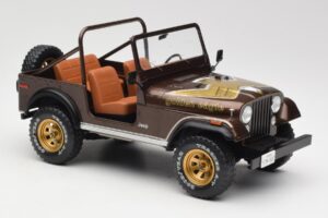 Jeep CJ-7 Golden Eagle Verde MCG 1:18 MCG18109 Metal - imaginea 4 din 6