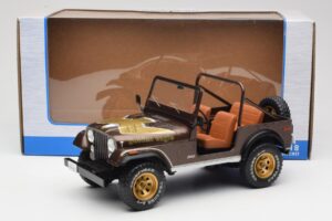 Jeep CJ-7 Golden Eagle Verde MCG 1:18 MCG18109 Metal - imaginea 6 din 6
