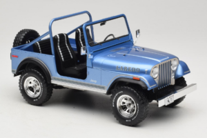 Jeep CJ-7 Laredo Albastru MCG 1:18 MCG18553 Metal - imaginea 4 din 6