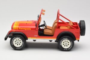 Jeep CJ-7 Renegade Roșu MCG 1:18 MCG18110 Metal - imaginea 3 din 6