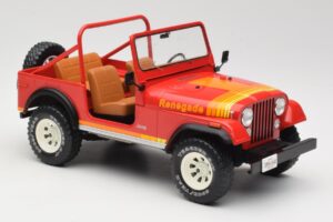 Jeep CJ-7 Renegade Roșu MCG 1:18 MCG18110 Metal - imaginea 4 din 6
