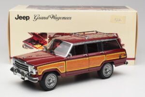 Jeep Grand Wagoneer Classic Roșu AUTOart 1:18 74002 Metal - imaginea 8 din 8