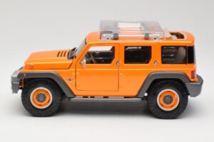 Jeep Rescue Concept Portocaliu Maisto 1:18 36699 Metal - imaginea 4 din 8