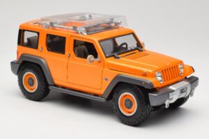 Jeep Rescue Concept Portocaliu Maisto 1:18 36699 Metal - imaginea 6 din 8