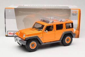 Jeep Rescue Concept Portocaliu Maisto 1:18 36699 Metal - imaginea 8 din 8