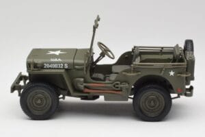 Jeep Willys Verde Militar Gate 1:18 1061 Metal - imaginea 4 din 8
