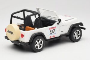Jeep Wrangler Rallye #97 Bej Solido 1:18 9012 Metal - imaginea 2 din 6