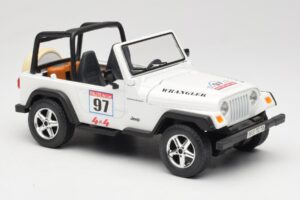 Jeep Wrangler Rallye #97 Bej Solido 1:18 9012 Metal - imaginea 4 din 6