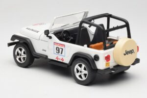 Jeep Wrangler Rallye #97 Bej Solido 1:18 9012 Metal - imaginea 5 din 6