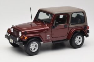 Jeep Wrangler TJ Sahara Roșu Maisto 1:18 31662 Metal