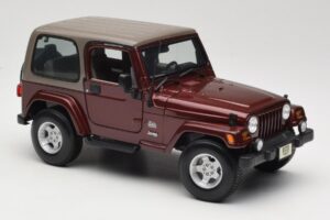 Jeep Wrangler TJ Sahara Roșu Maisto 1:18 31662 Metal - imaginea 6 din 8
