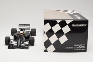 Jordan Ford 191 #32 B. Gachot Paul Ricard Test 15 January 1991 Minichamps 1:18 110910199 Metal - imaginea 6 din 6