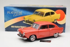 Kaiser Henry J Roșu Sun Star 1:18 5092 Metal - imaginea 8 din 8