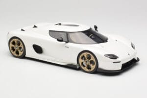 Koenigsegg CC850 Crystal White GT Spirit 1:18 GT903 Rășină - imaginea 4 din 6