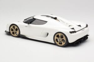 Koenigsegg CC850 Crystal White GT Spirit 1:18 GT903 Rășină - imaginea 5 din 6