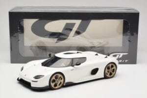 Koenigsegg CC850 Crystal White GT Spirit 1:18 GT903 Rășină - imaginea 6 din 6