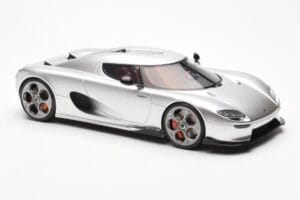 Koenigsegg CC850 Moon Silver GT Spirit 1:18 GT452 Rășină - imaginea 4 din 6