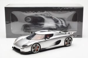 Koenigsegg CC850 Moon Silver GT Spirit 1:18 GT452 Rășină - imaginea 6 din 6