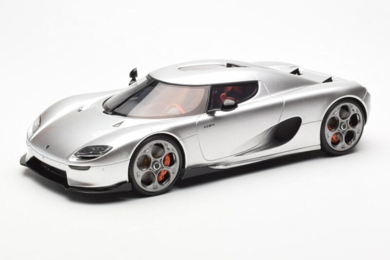 Koenigsegg CC850 Moon Silver GT Spirit 1:18 GT452 Rășină