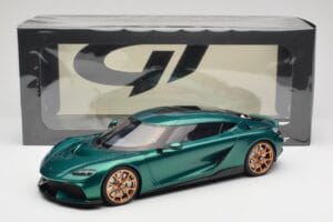 Koenigsegg Gemera Racing Green GT Spirit 1:18 GT888 Rășină - imaginea 5 din 5
