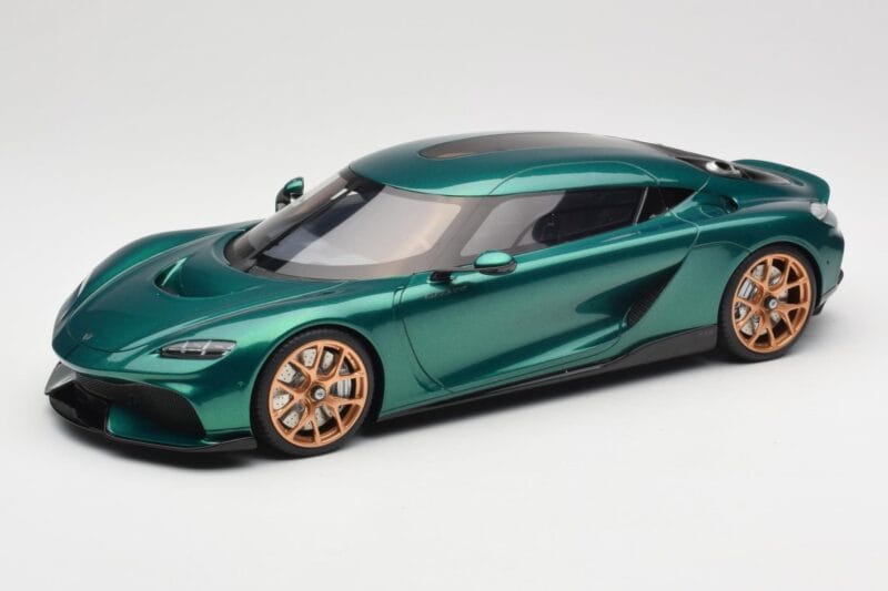 Koenigsegg Gemera Racing Green GT Spirit 1:18 GT888 Rășină