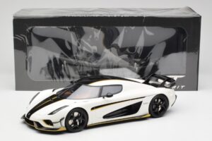 Koenigsegg Regera Crystal Alb GT Spirit 1:18 GT913 Rășină - imaginea 6 din 6