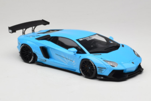 Lamborghini Aventador Liberty Walk Albastru GT Spirit 1:18 GT073 Rășină - imaginea 4 din 6