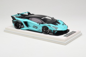 Lamborghini Aventador Liberty Walk LB-Silhouette WORKS GT Evo Verde Mentă IVY 1:18 REMC001 Rășină - imaginea 4 din 7