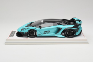 Lamborghini Aventador Liberty Walk LB-Silhouette WORKS GT Evo Verde Mentă IVY 1:18 REMC001 Rășină