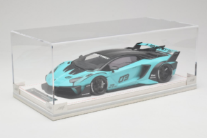 Lamborghini Aventador Liberty Walk LB-Silhouette WORKS GT Evo Verde Mentă IVY 1:18 REMC001 Rășină - imaginea 6 din 7