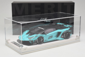 Lamborghini Aventador Liberty Walk LB-Silhouette WORKS GT Evo Verde Mentă IVY 1:18 REMC001 Rășină - imaginea 7 din 7