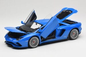 Lamborghini Aventador S LP740-4 Blue Nila AUTOart 1:18 79134 Metal - imaginea 2 din 8