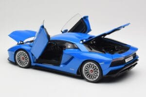 Lamborghini Aventador S LP740-4 Blue Nila AUTOart 1:18 79134 Metal - imaginea 5 din 8