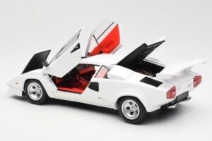 Lamborghini Countach LP500S Alb Kyosho 1:18 08320E Metal - imaginea 5 din 8