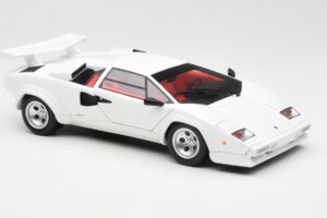 Lamborghini Countach LP500S Alb Kyosho 1:18 08320E Metal - imaginea 6 din 8