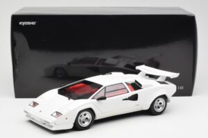 Lamborghini Countach LP500S Alb Kyosho 1:18 08320E Metal - imaginea 8 din 8