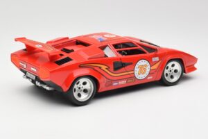 Lamborghini Countach Roșu Bburago 1:18 3047 Metal - imaginea 3 din 8