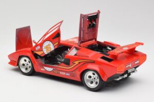 Lamborghini Countach Roșu Bburago 1:18 3047 Metal - imaginea 5 din 8