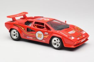 Lamborghini Countach Roșu Bburago 1:18 3047 Metal - imaginea 6 din 8