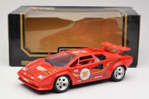 Lamborghini Countach Roșu Bburago 1:18 3047 Metal - imaginea 8 din 8