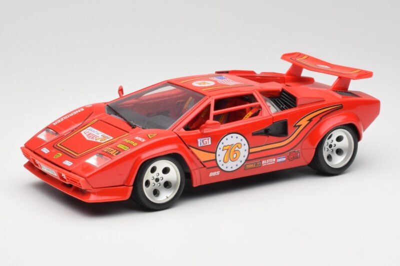 Lamborghini Countach Roșu Bburago 1:18 3047 Metal