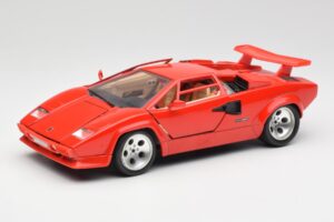 Lamborghini Countach Roșu Bburago 1:18 3047-M1 Metal