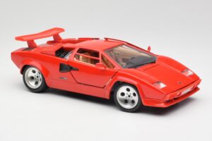 Lamborghini Countach Roșu Bburago 1:18 3047-M1 Metal - imaginea 6 din 8