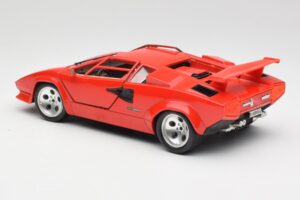 Lamborghini Countach Roșu Bburago 1:18 3047-M1 Metal - imaginea 7 din 8