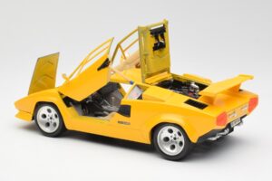 Lamborghini Countach Galben Bburago 1:18 3037 Metal - imaginea 5 din 8