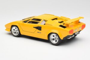 Lamborghini Countach Galben Bburago 1:18 3037 Metal - imaginea 7 din 8