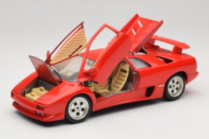 Lamborghini Diablo Roșu Bburago 1:18 3041-M1 Metal - imaginea 2 din 8