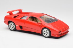 Lamborghini Diablo Roșu Bburago 1:18 3028-M1 Metal - imaginea 6 din 8