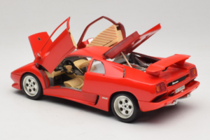 Lamborghini Diablo Roșu Bburago 1:18 3041-M1 Metal - imaginea 5 din 8